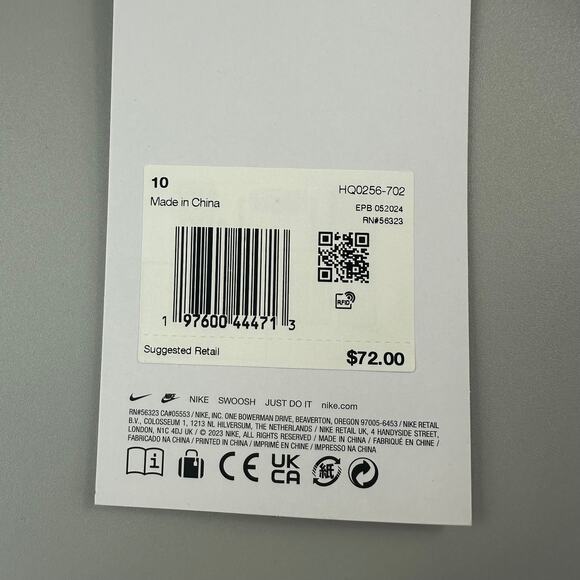 Nike Grip3 Goalkeeper Gloves Adult Size 10 Volt Black Football Soccer Goalie NEW - Picture 4 of 4